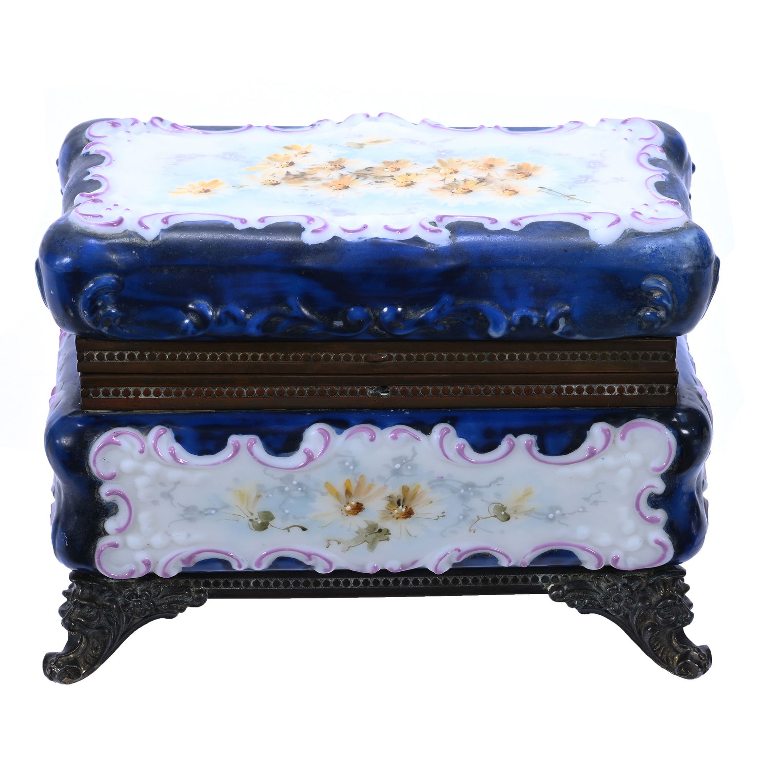 Rectangular Jewel Box, Wave Crest Banner Mark, Egg Crate Mold (1 of 4)