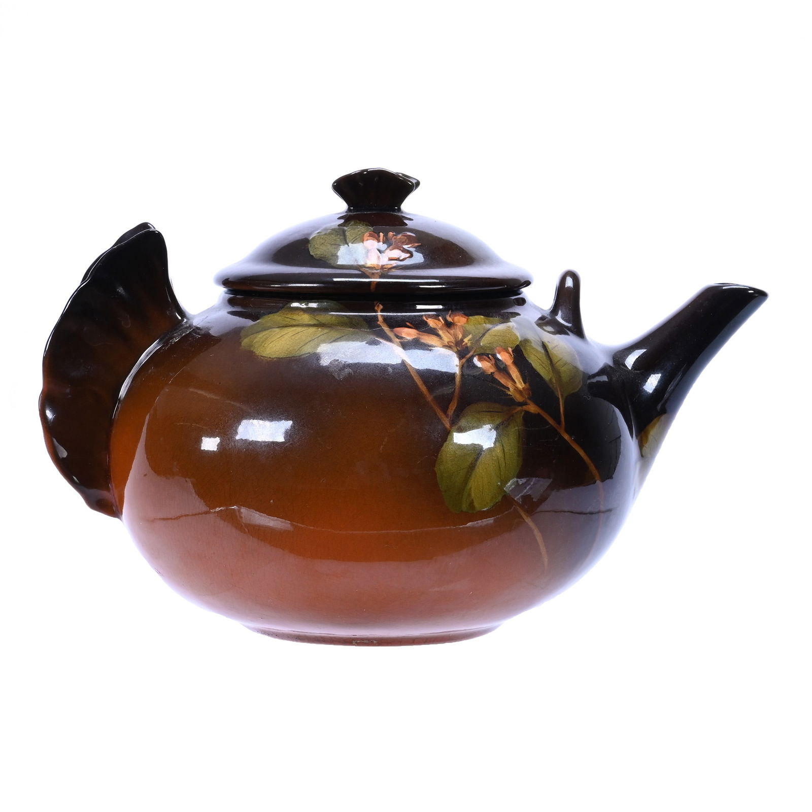 Tea Pot Marked Rookwood #329 Art Pottery, Dated 1900 (1 of 3)