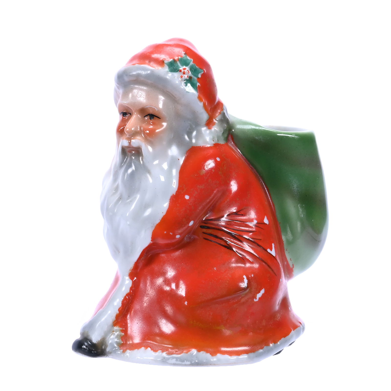 Match Holder, Royal Bayreuth Blue Mark, Red Santa With Striker (1 of 3)