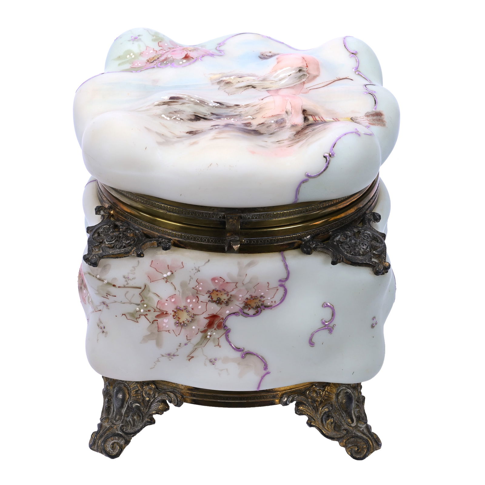 Jewel Box, Unmarked Wave Crest, Egg Crate Mold (1 of 4)