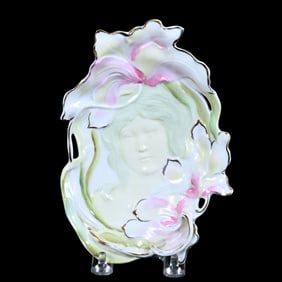 Pin Tray, Unmarked R.S. Prussia, Hidden Image Mold
