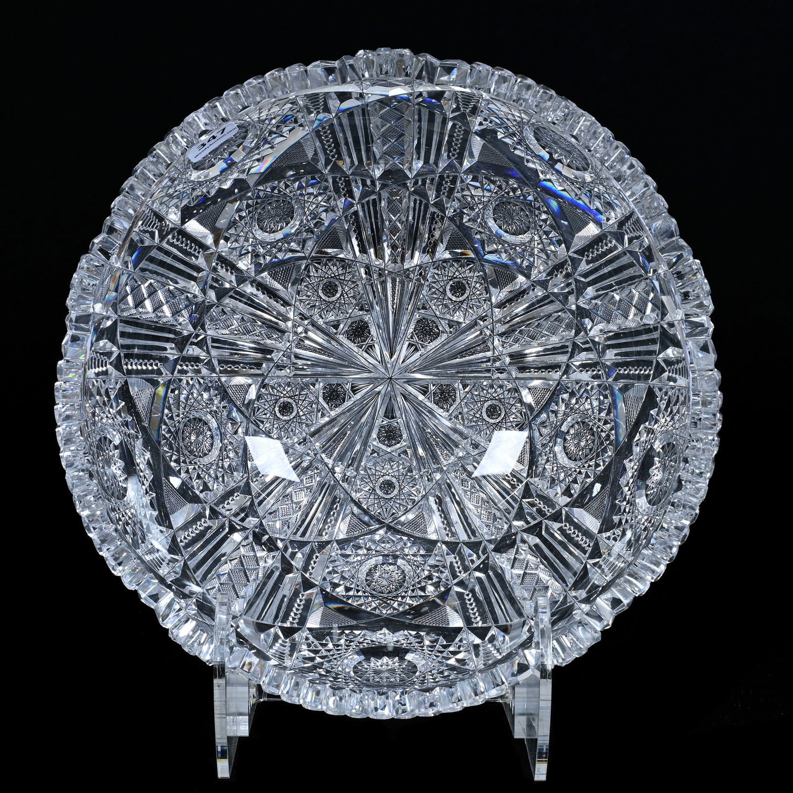 Bowl, American Brilliant Cut Glass, Wedgemere Pattern By Libbey (1 of 3)