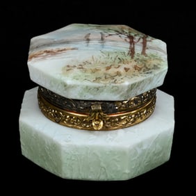 Jewel Box Marked Kuttonia By C.F. Monroe