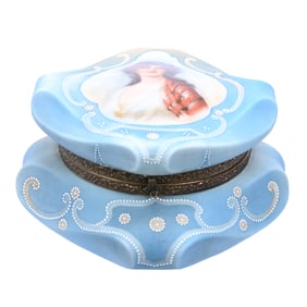 Dresser Box Marked Nakara, Bishops Hat Mold