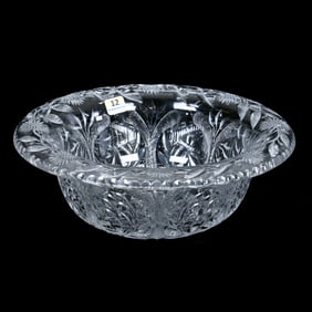 Bowl, Derby Hat Shape, American Brilliant Cut Glass