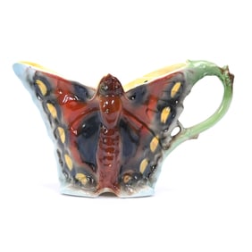 Creamer, Royal Bayreuth Blue Mark, Open Wing Butterfly