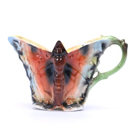 Creamer, Royal Bayreuth Blue Mark, Open Wing Butterfly