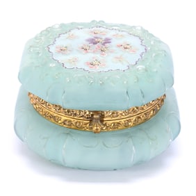 Jewel Box, Unmarked Wave Crest, Green Crystal