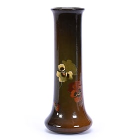 Vase, Unmarked Art Pottery Attributed To J.B. Owens