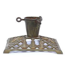 Vintage Cast Iron Christmas Tree Stand, German (1 of 3)