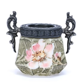 Toothpick Holder, Two Handles, Marked Kelva