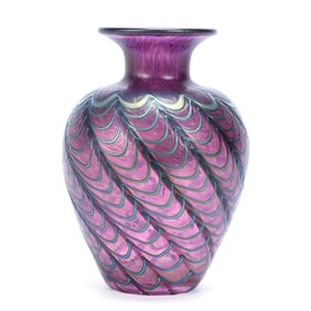 Vase, Contemporary Art Glass, Signed Robert Held