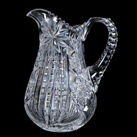 Water Pitcher, ABCG, Hobstar, Prism, Strawberry Diamond And Shooting Star Motif