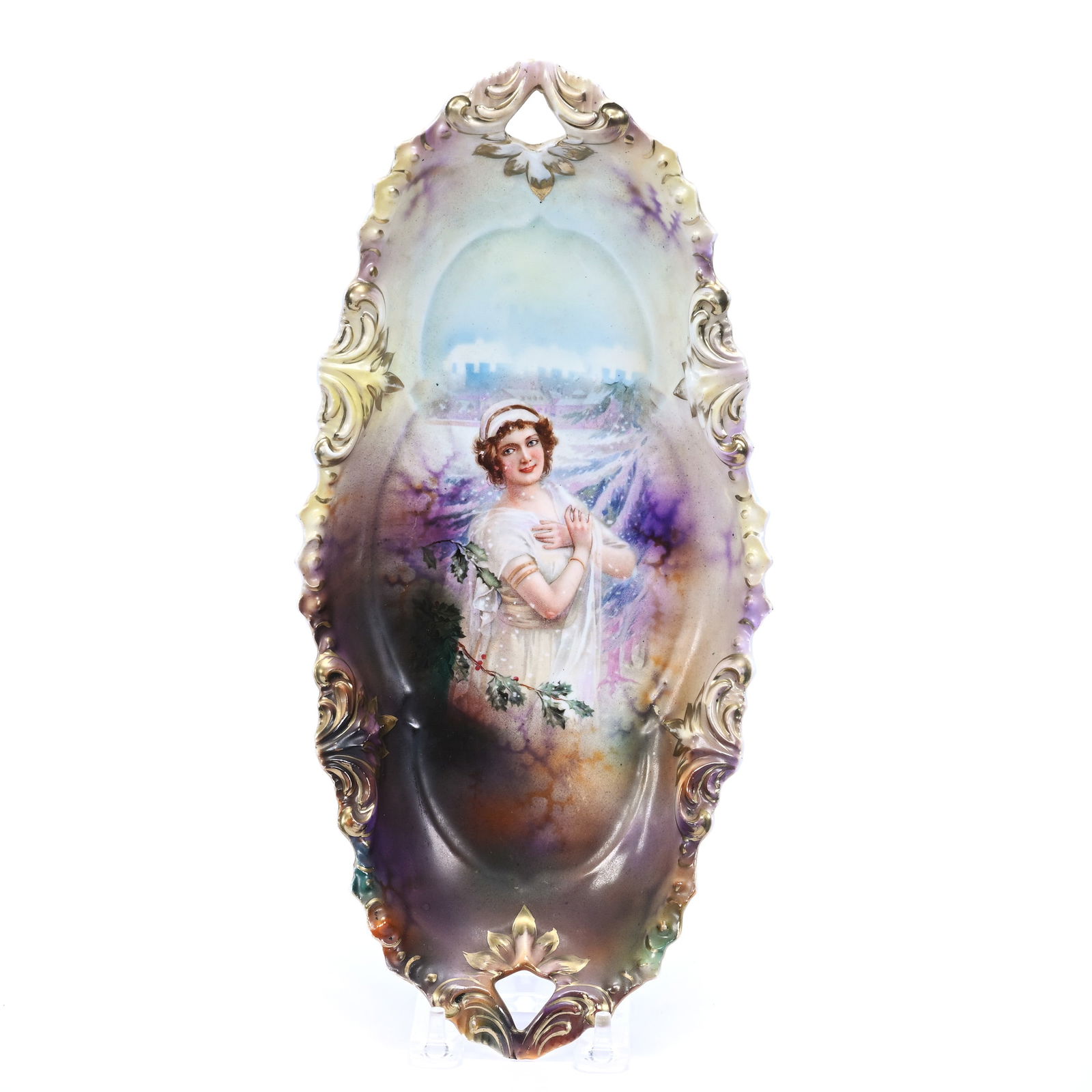 Celery Tray, Marked R.S. Prussia, Fleur De Lis (1 of 2)