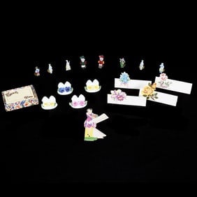 Various Vintage Place Card Holders