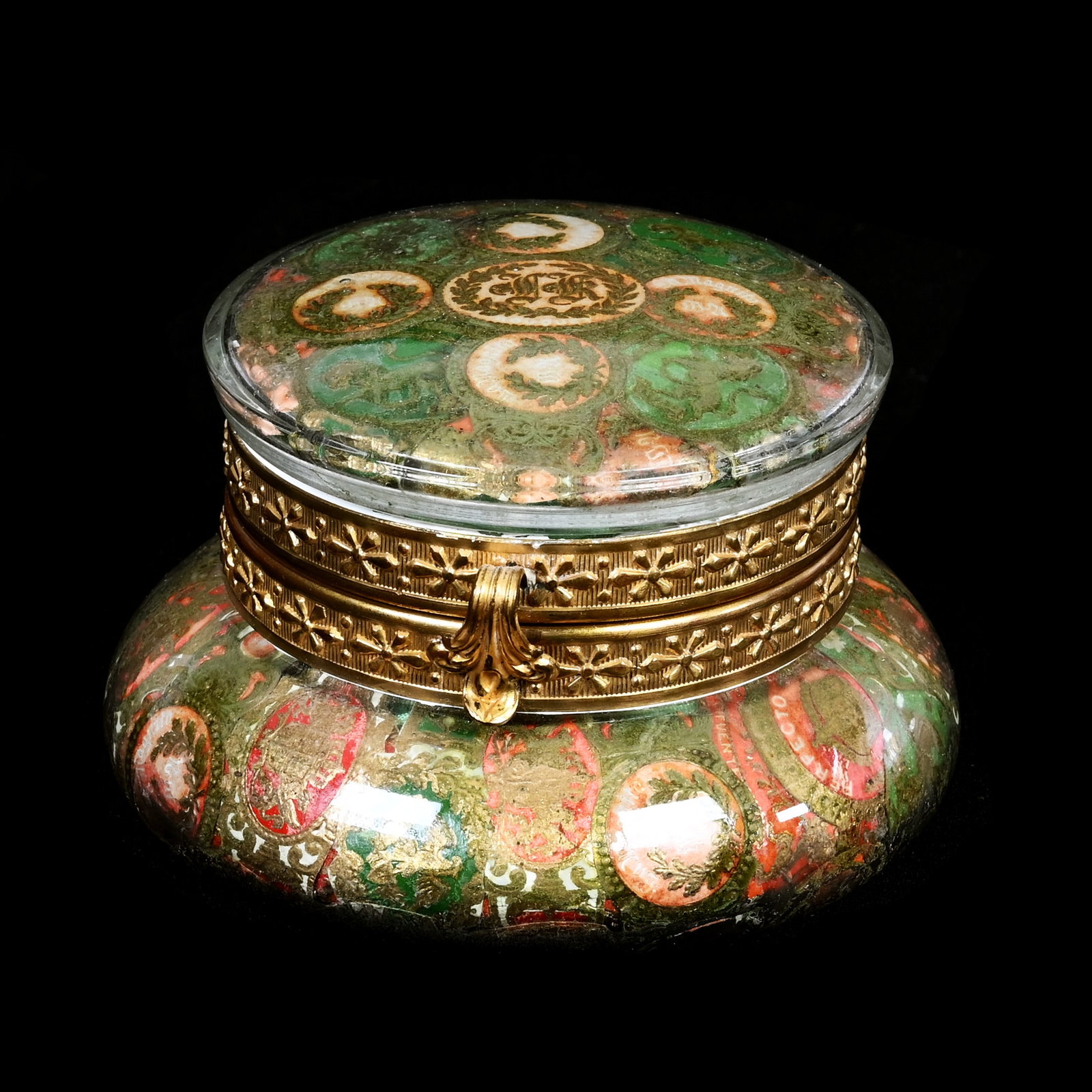 Jewel Box, C.F. Monroe Crystal Cigar Band Design: Jewel Box, C.F. Monroe Crystal Cigar Band Design, 2.5" x 4", Very Nice Example, Grady And Annette Hite Collection, NC.
