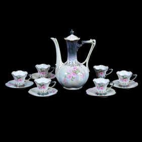 Demitasse Set Marked R.S. Prussia