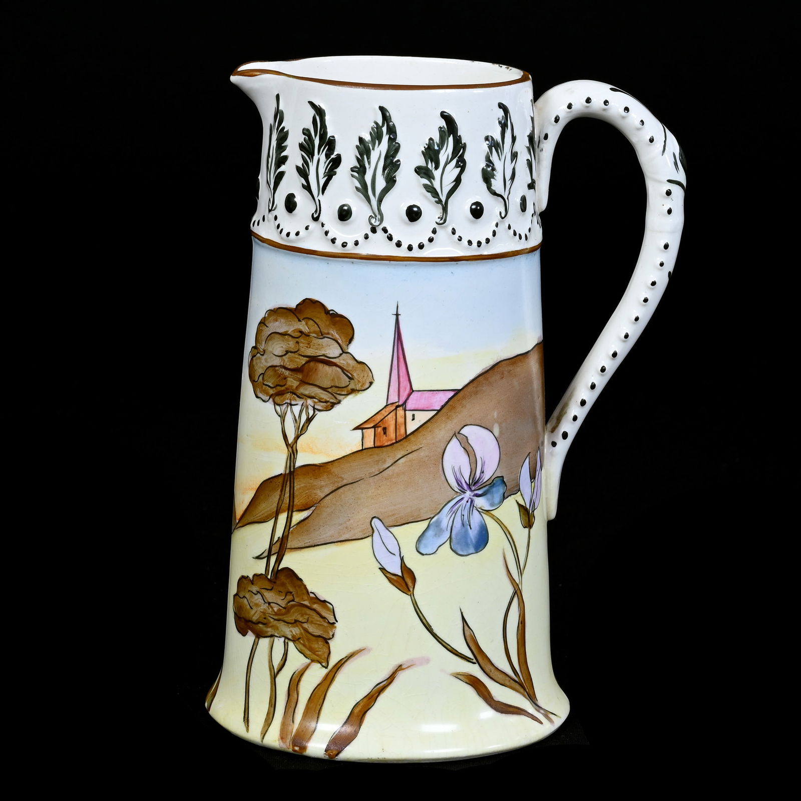 Pitcher Marked J.S.T. & Co., Keene, NH (1 of 3)