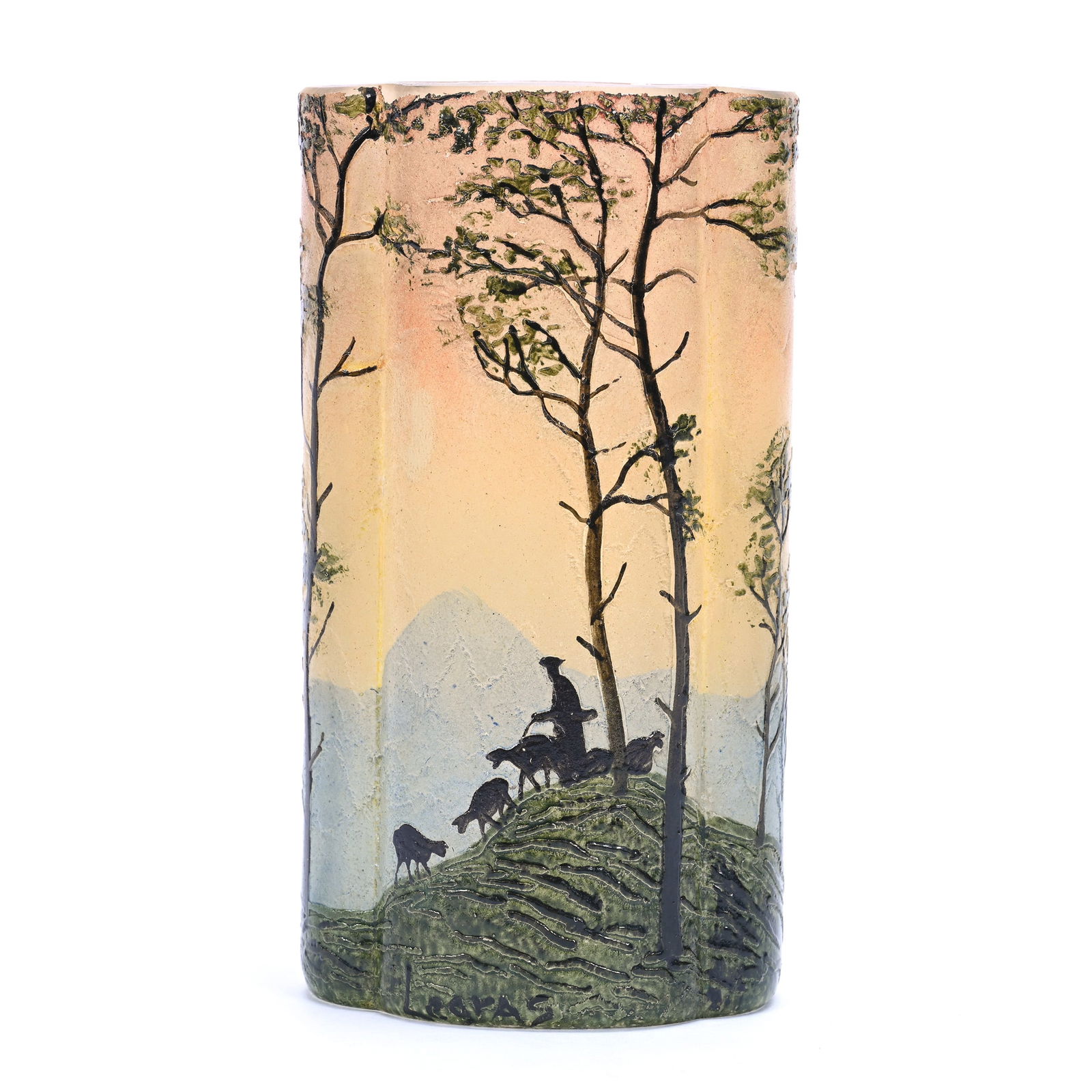 Vase Signed Legras French Cameo Art Glass (1 of 4)