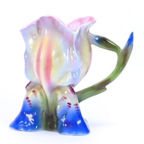 Creamer, Unmarked Royal Bayreuth, Iris Mold