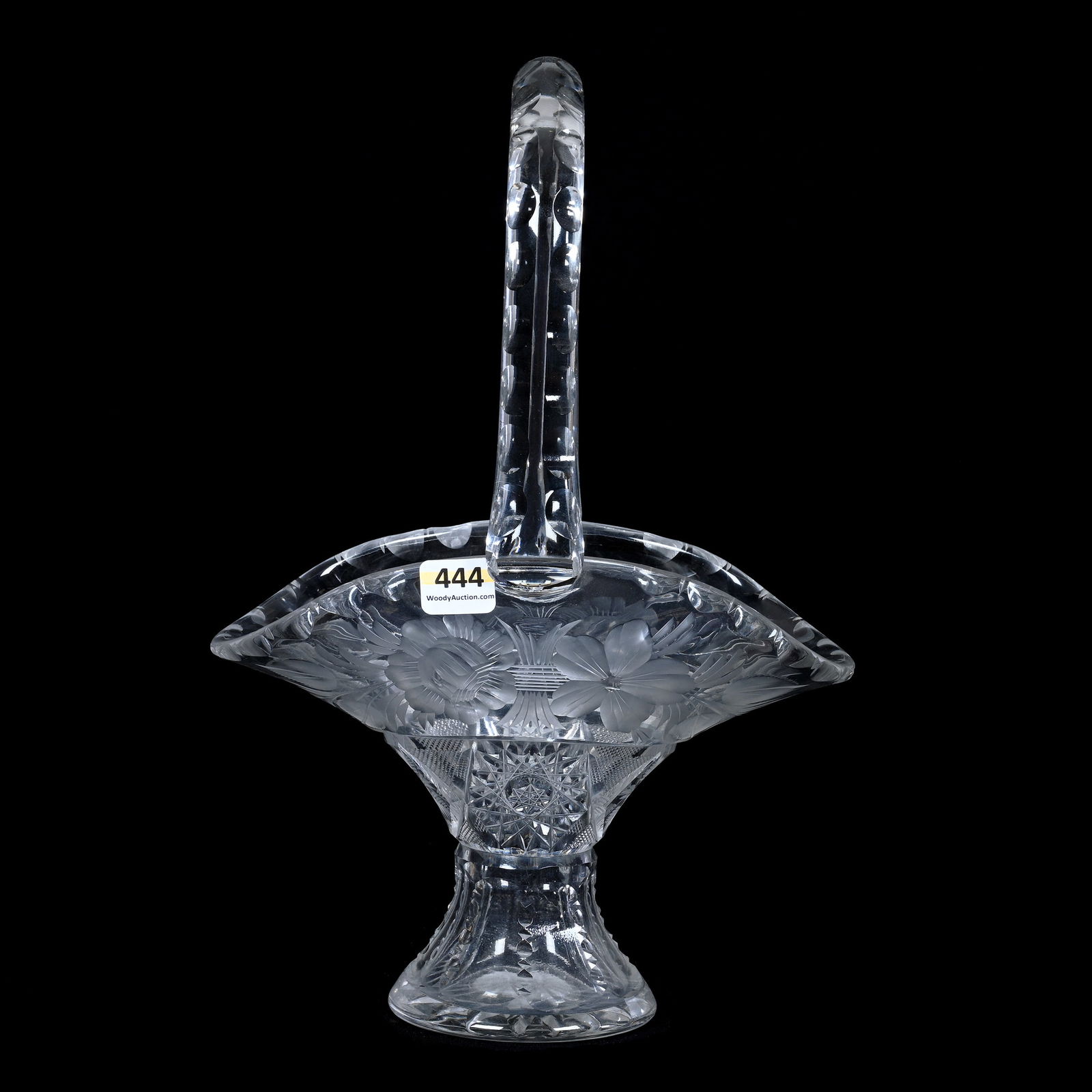 Basket, ABCG, Engraved Floral With Hobstar And Strawberry Diamond Highlights (1 of 3)