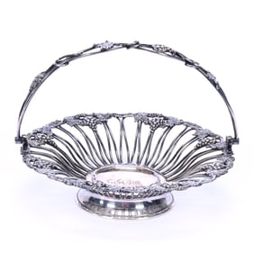 Basket Marked Sheffield #973 Silverplate