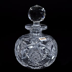 Oversize Cologne Bottle, Globe Shape, Premier Pattern By Bergen