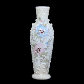 Vase, Unmarked Wave Crest Scroll Mold