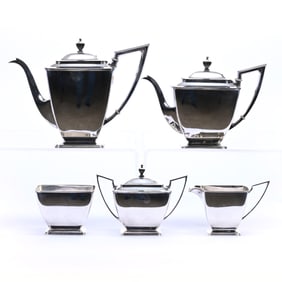 Tea Service Marked Pairpoint Sheffield Silverplate #0315