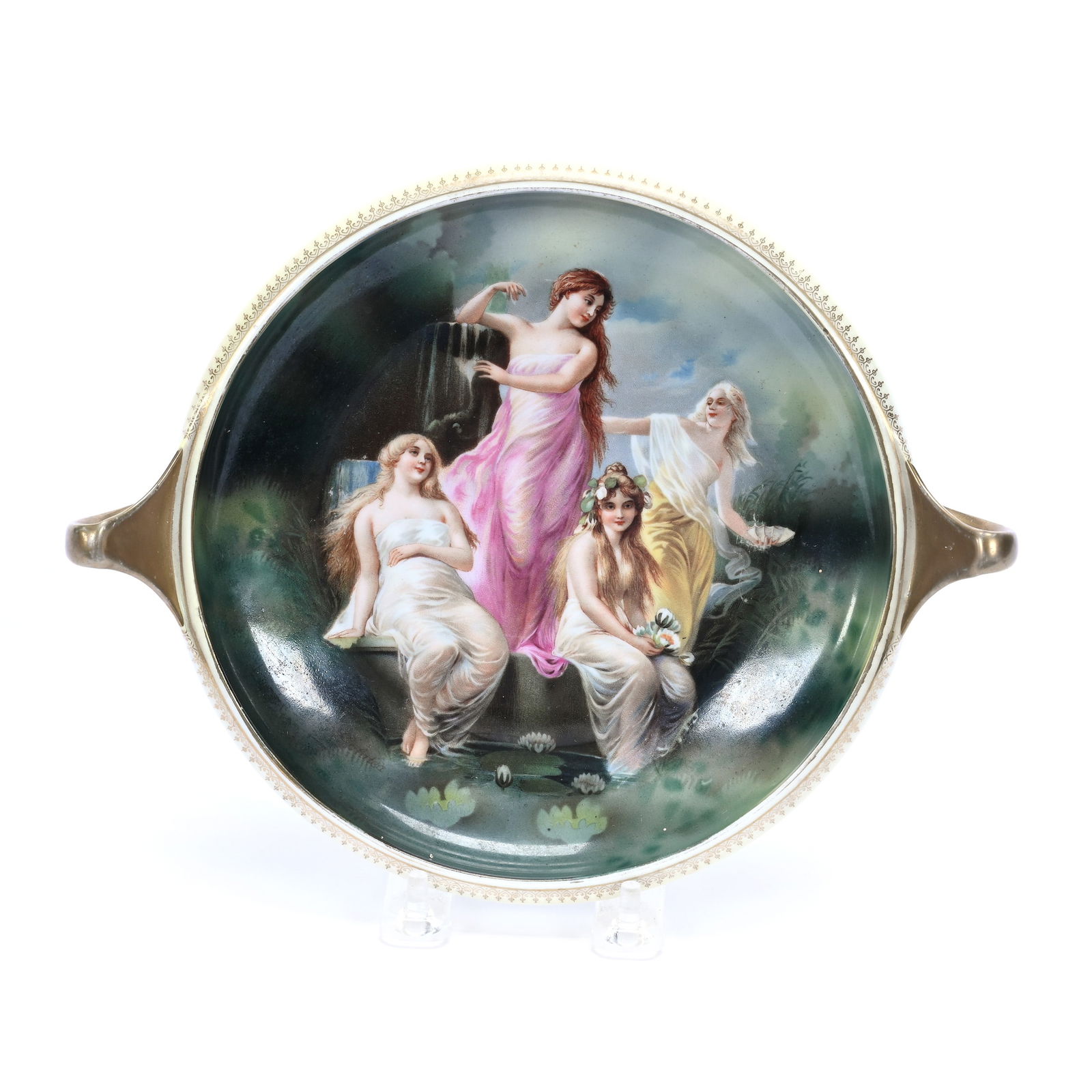 Bowl, Two Handles, Marked R.S. Suhl (1 of 2)