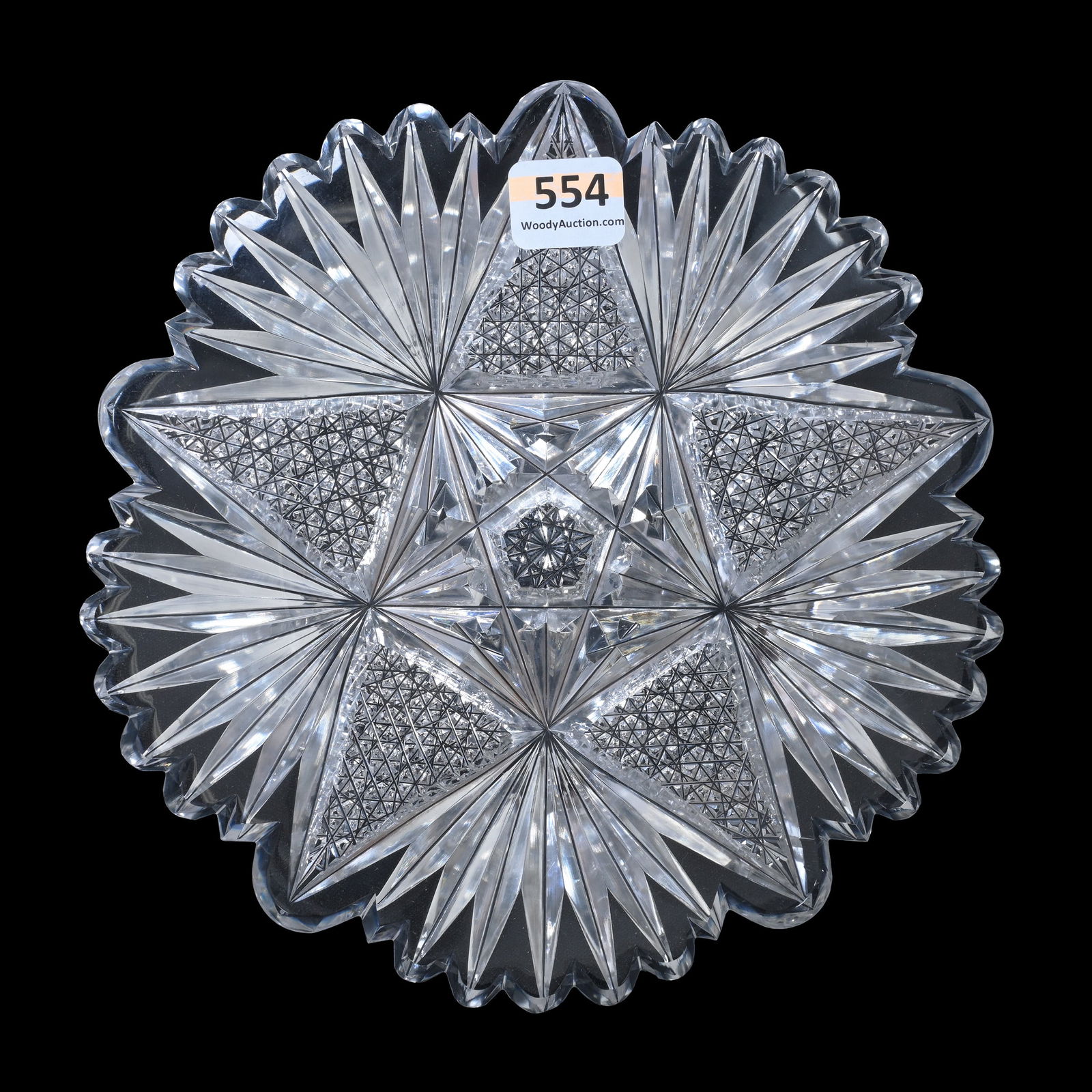 Plate, ABCG, Signed Hawkes, Five Pointed Star With Kohinoor And Fan Highlights (1 of 2)