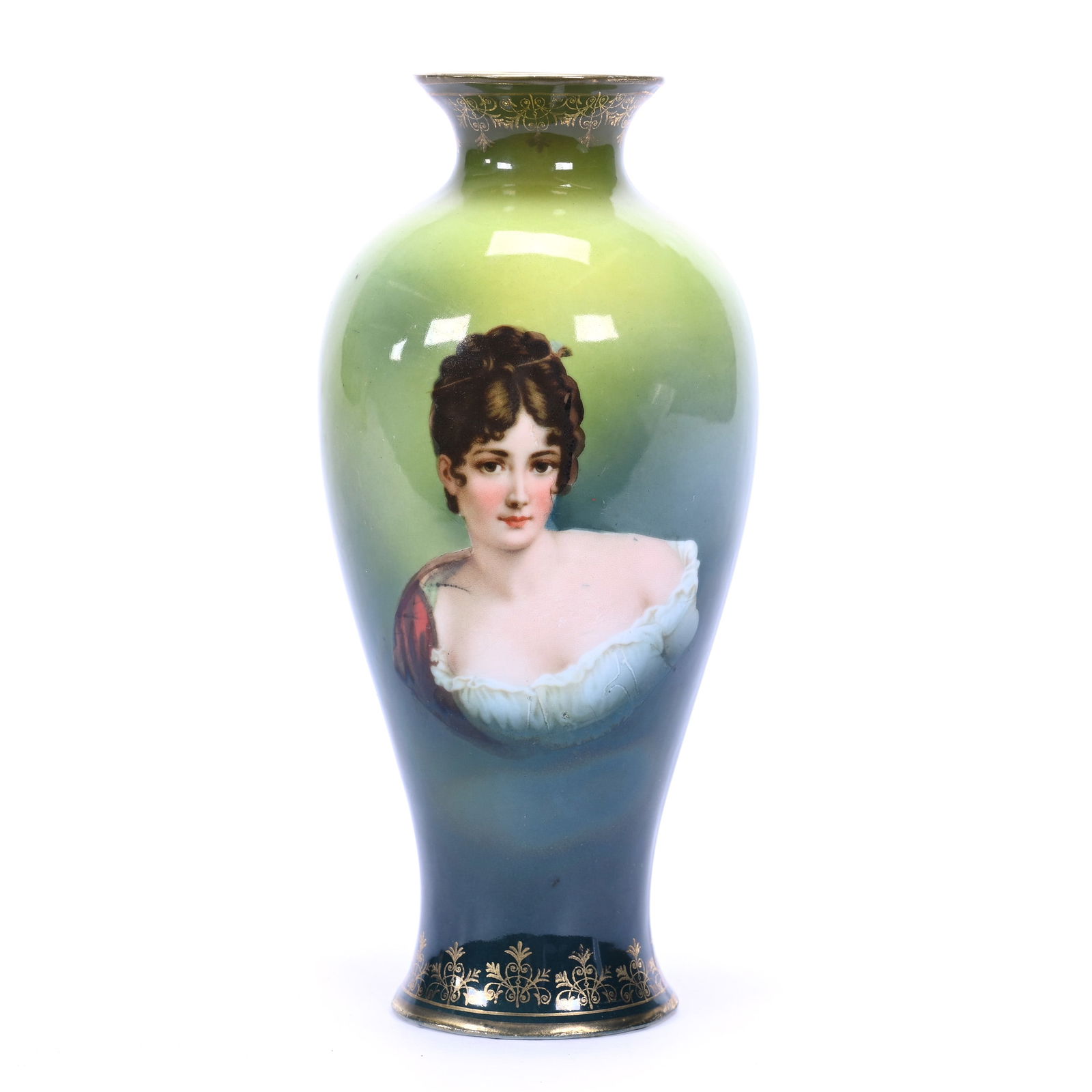 Vase Marked Royal Vienna, Recamier Portrait Decor (1 of 3)