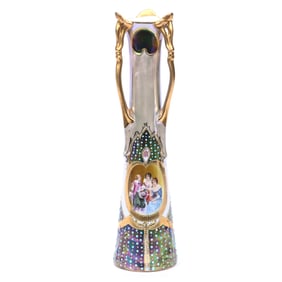 Vase, Three Handles, Marked Prov Saxe