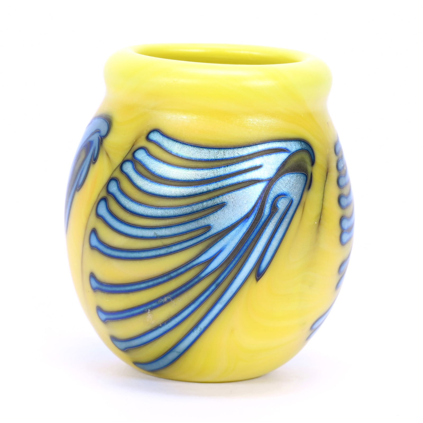 Toothpick Holder Marked Charles Lotton Contemporary Art Glass, Dated 1980 (1 of 5)