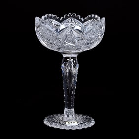 Compote, American Brilliant Cut Glass