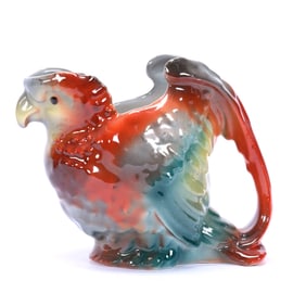 Creamer, Unmarked Royal Bayreuth, Parrot Decor