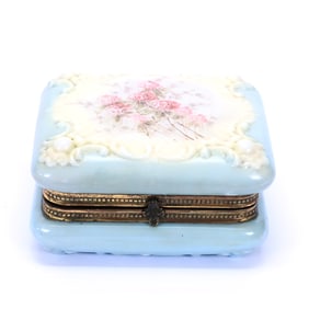 Poker Box, Wave Crest Banner Mark, Sells With Deck Of Cards Dated 1898 And Box Full Of Original