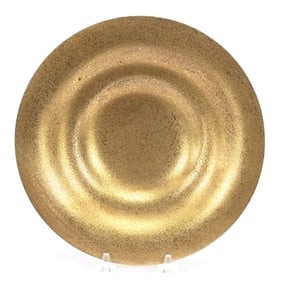 Plate Marked Tiffany Studios #1708, Gilded Bronze (Dore)