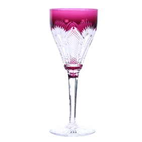 Chalice, Brilliant Period Cut Glass, Amethyst Cut To Clear