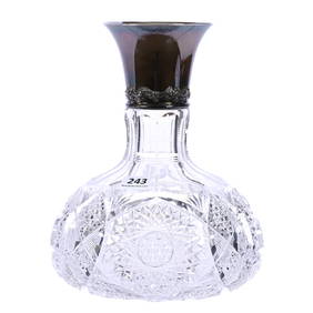 Water Carafe, American Brilliant Cut Glass, Hobstar, Cane, Vesica, Nailhead Diamond, Strawberry (1 of 5)