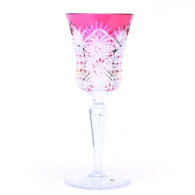 Chalice, BPCG, Cranberry Cut To Clear By Val St. Lambert