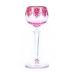 Wine Stem, Cranberry Cut To Clear