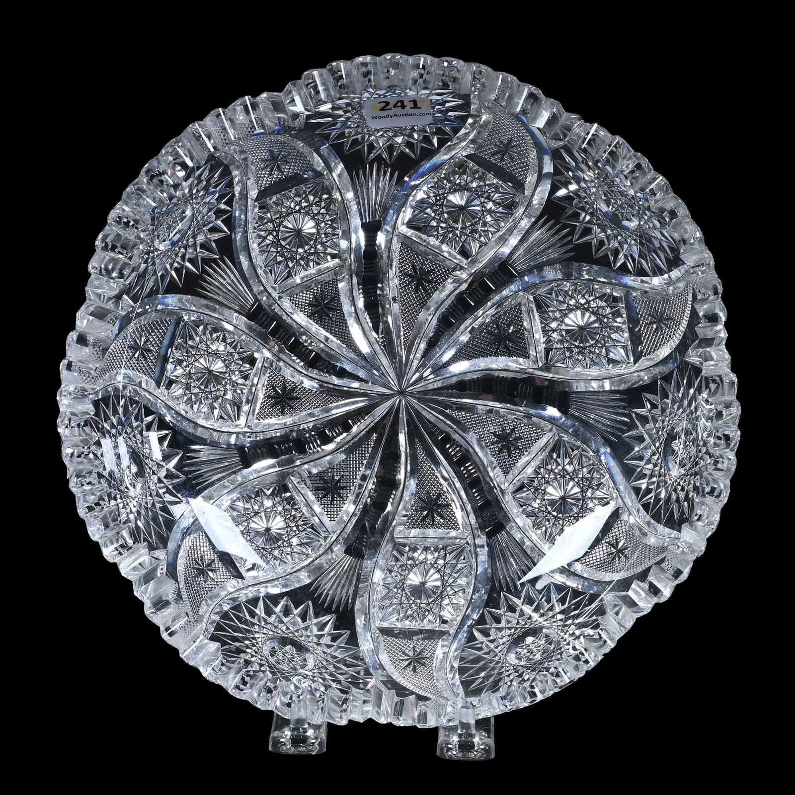 Bowl, American Brilliant Cut Glass, Myrtice Pattern By C. F. Monroe (1 of 2)