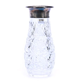 Vase, BPCG, Hobstar, Star, Diamond And Fan Motif