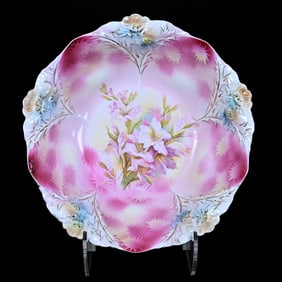 Bowl Marked R. S. Prussia, Floral Mold