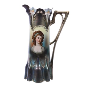 Tankard, Unmarked R.S. Prussia, Lily Mold