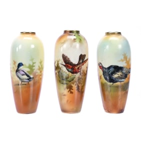 (3) Salesman Sample Vases, R.S. Prussia