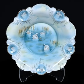 Center Bowl, Unmarked R.S. Prussia, Rare Medallion And Icicle Mold