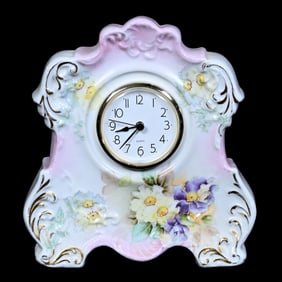 Desk Clock, Unmarked R.S. Prussia Style