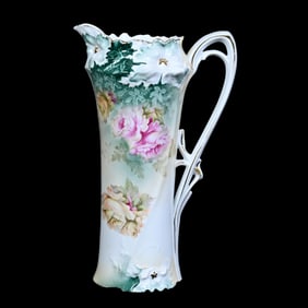 Tankard Marked R.S. Prussia, Carnation Mold